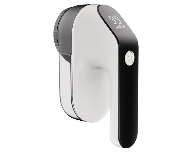 V888-ELOSUNG35673-202507151026-00 Rechargeable Electric Fabric Shaver - Powerful Lint Remover with Dual-Ring Blades & Ergonomic Design(black and white) - Image 1