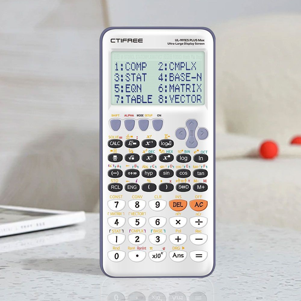 V888-ELOSUNG35823-202508041447-00 Advanced Scientific Calculator with 417 Functions & Large Natural Textbook Display(silver) - Image 1