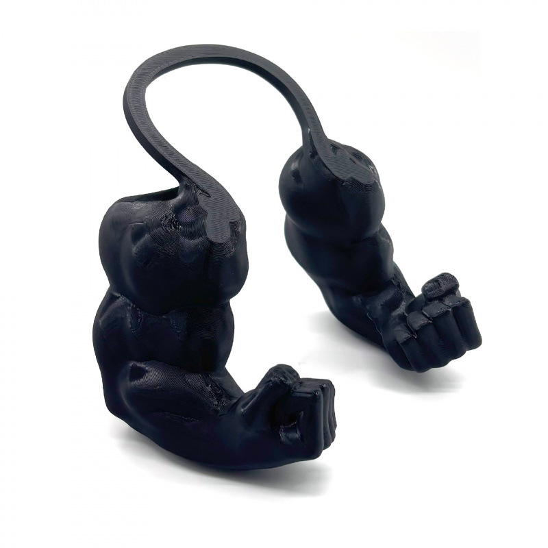 V888-ELOSUNG35916-202508191035-00 2pc Hilarious Muscle Arm Pet Costume Prop - Funny Novelty Arms for Cats & Small Dogs(black) - Image 1