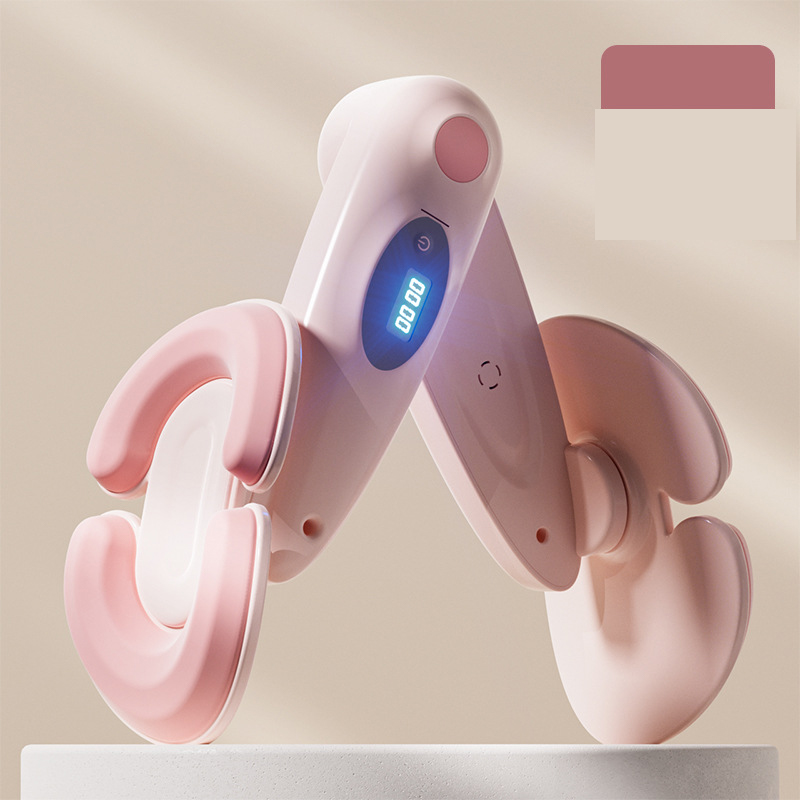 V888-ELOSUNG36049-202507250934-00 Pink Smart Kegel & Thigh Master with Digital Counter - Adjustable Pelvic Floor Trainer for Women's Home Workout - Image 1