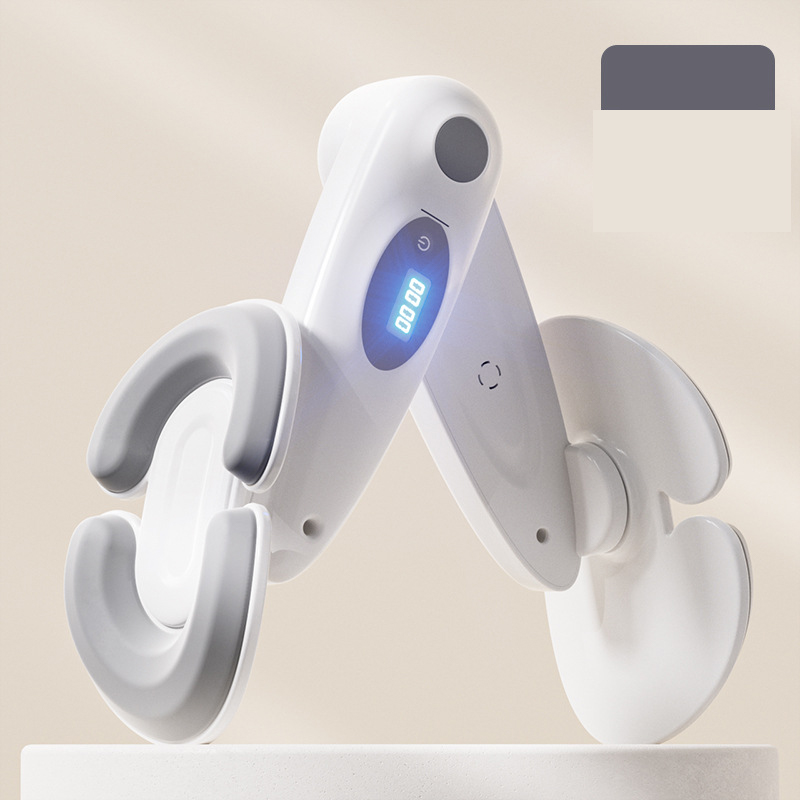 V888-ELOSUNG36050-202507250934-00 Grey Smart Kegel & Thigh Master with Digital Counter - Adjustable Pelvic Floor Trainer for Women's Home Workout - Image 1