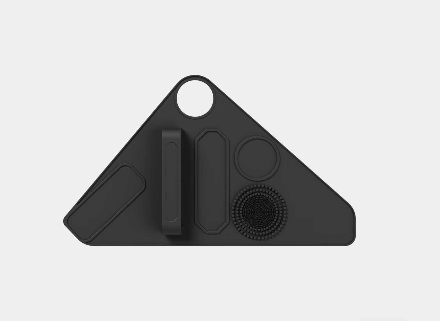 V888-ELOSUNG37010-202509091610-00 2pc Multi-Functional Silicone Makeup Artist Wristband - Wearable Palette, Brush Holder & Cleaner(black) - Image 1