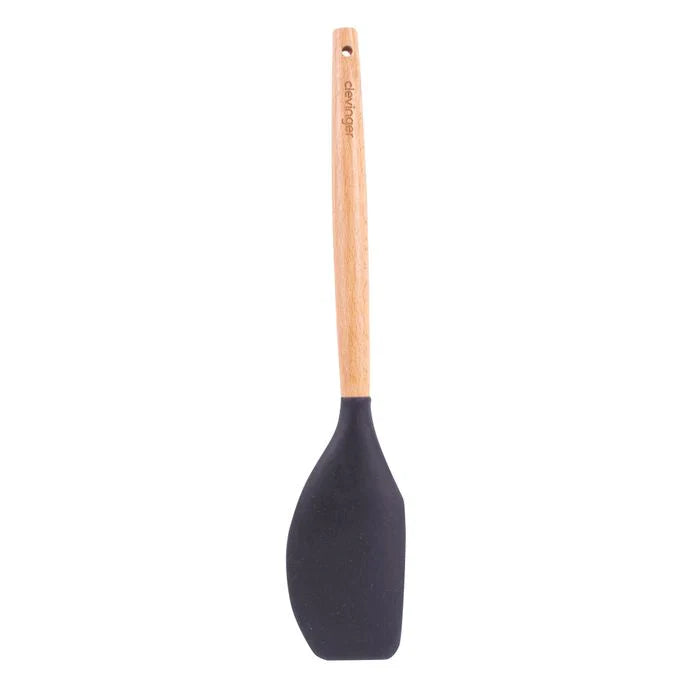 V915-KU0255-202509250910-00 Beechwood & silicone spatula charcoal - Image 1