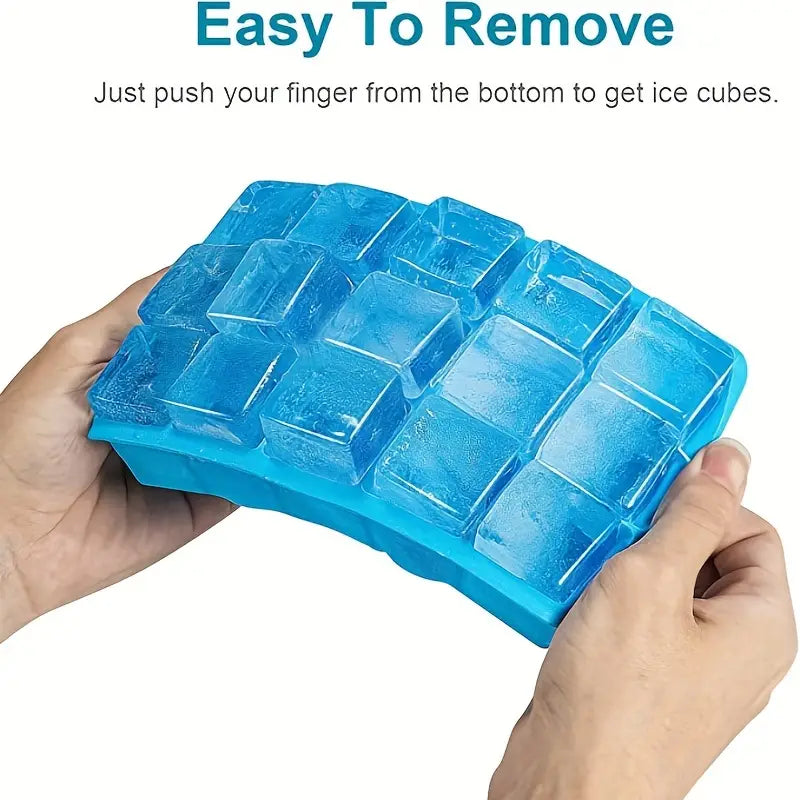V915-KU0325-202509250903-00 15 Grids Silicone Ice Tray Cube Molds - Image 1