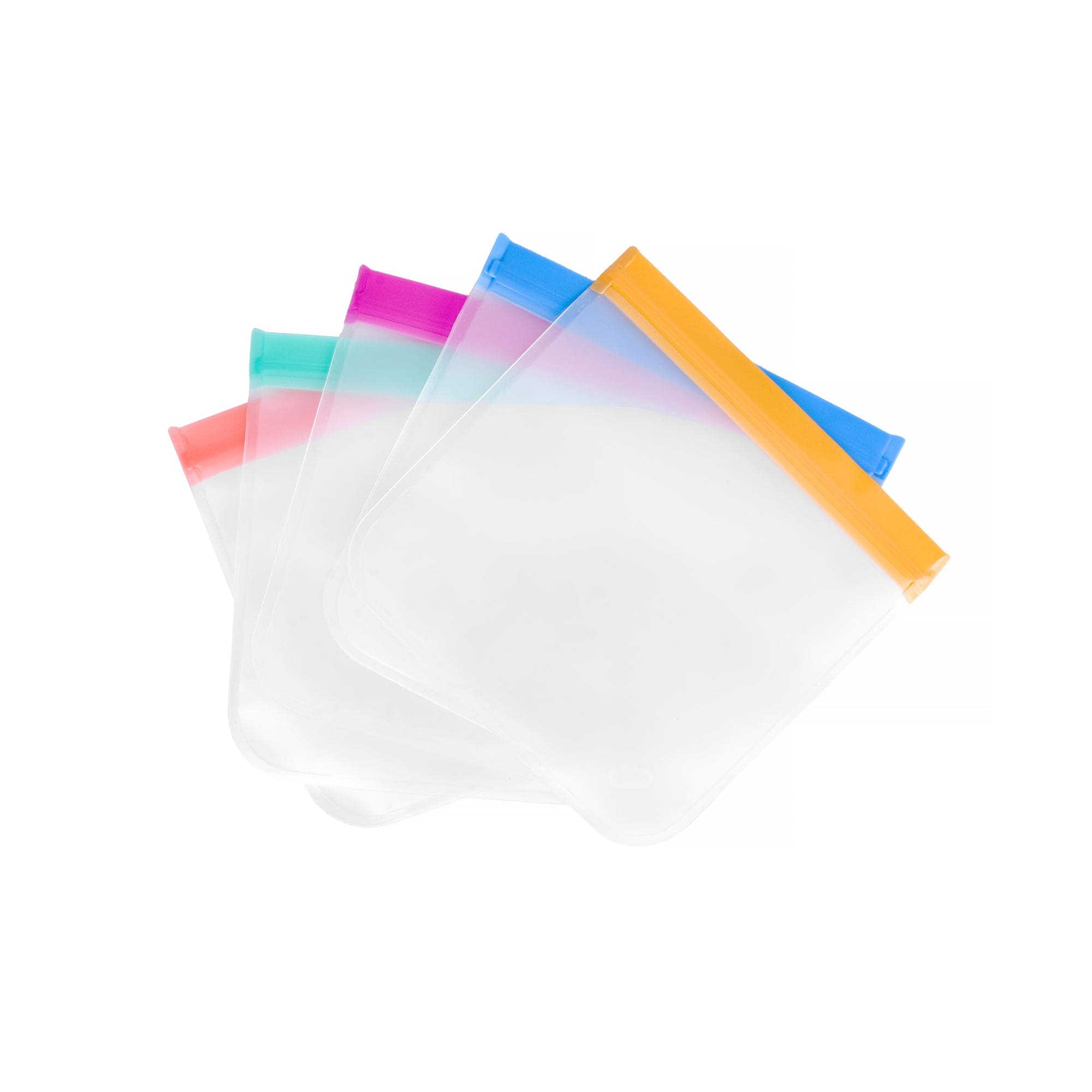 V915-KU0335-202509250910-00 Set of 5 Ziplock Reusable Eco Friendly Bags - Image 1