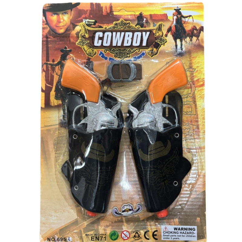 V922-AWD-A1003-GUN695-202508251211-00 COWBOY GUN & HOLSTER PLAY SET - Image 1
