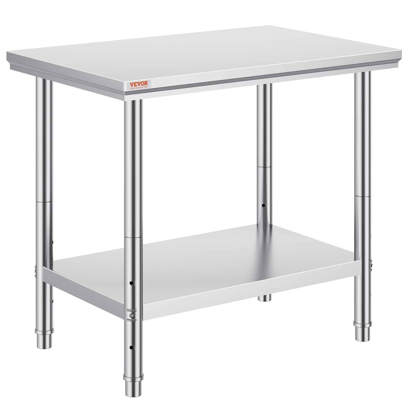 V952-60X90X80CFGZT0001V0-202508011625-00 VEVOR 910x610mm Stainless Steel Kitchen Bench Commercial Work Food Prep Table - Image 1