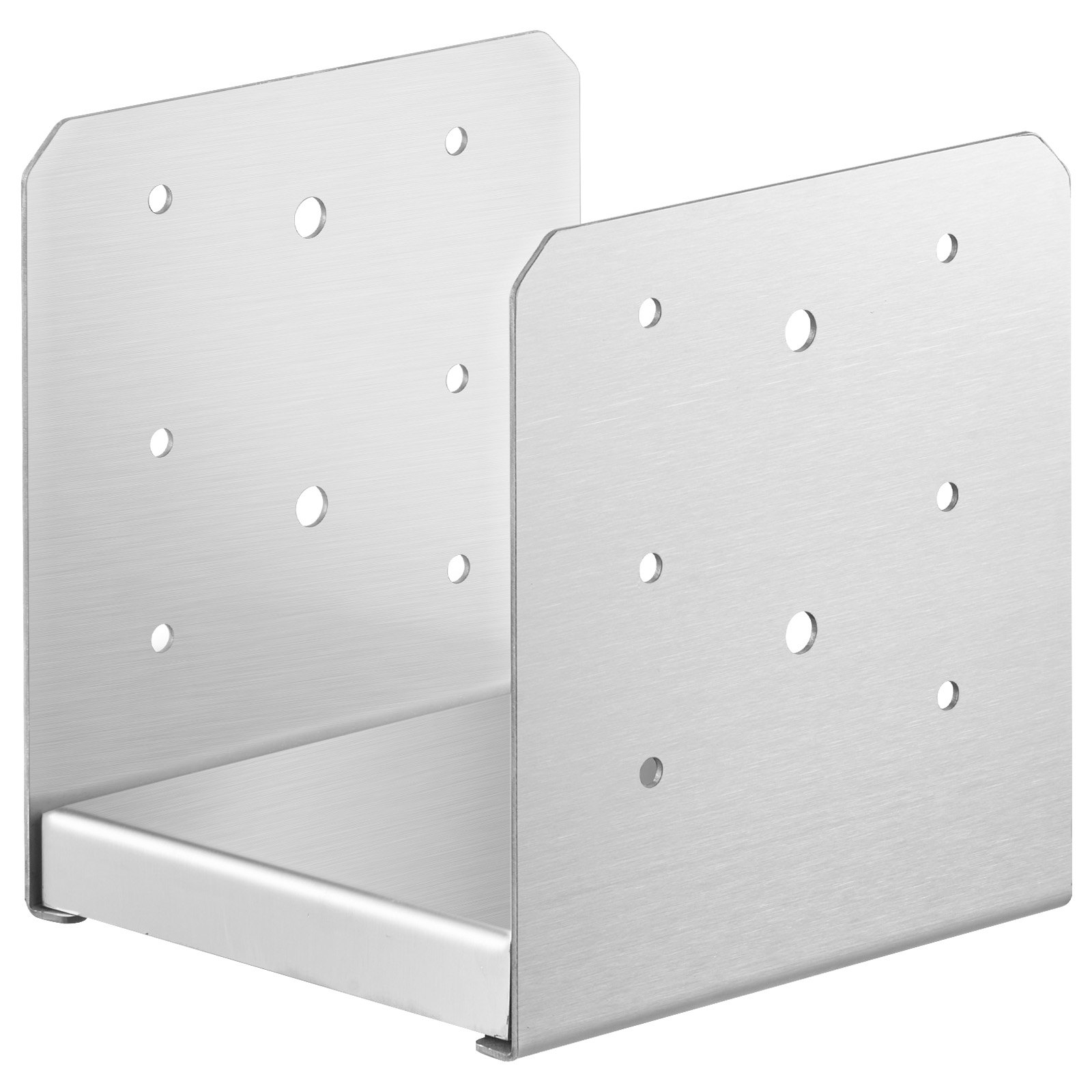 V952-BBLZDZ6X6INCJHMV6V0-202508012332-00 VEVOR 152.4x152.4 Post Base, 1Pcs Stainless Steel Adjustable Post Anchor Bracket(Internal 150 x 139.7), Adjustable Post Base for Pavilion Deck Porch Handrail Railing Support Decorative Anchor Plate - Image 1