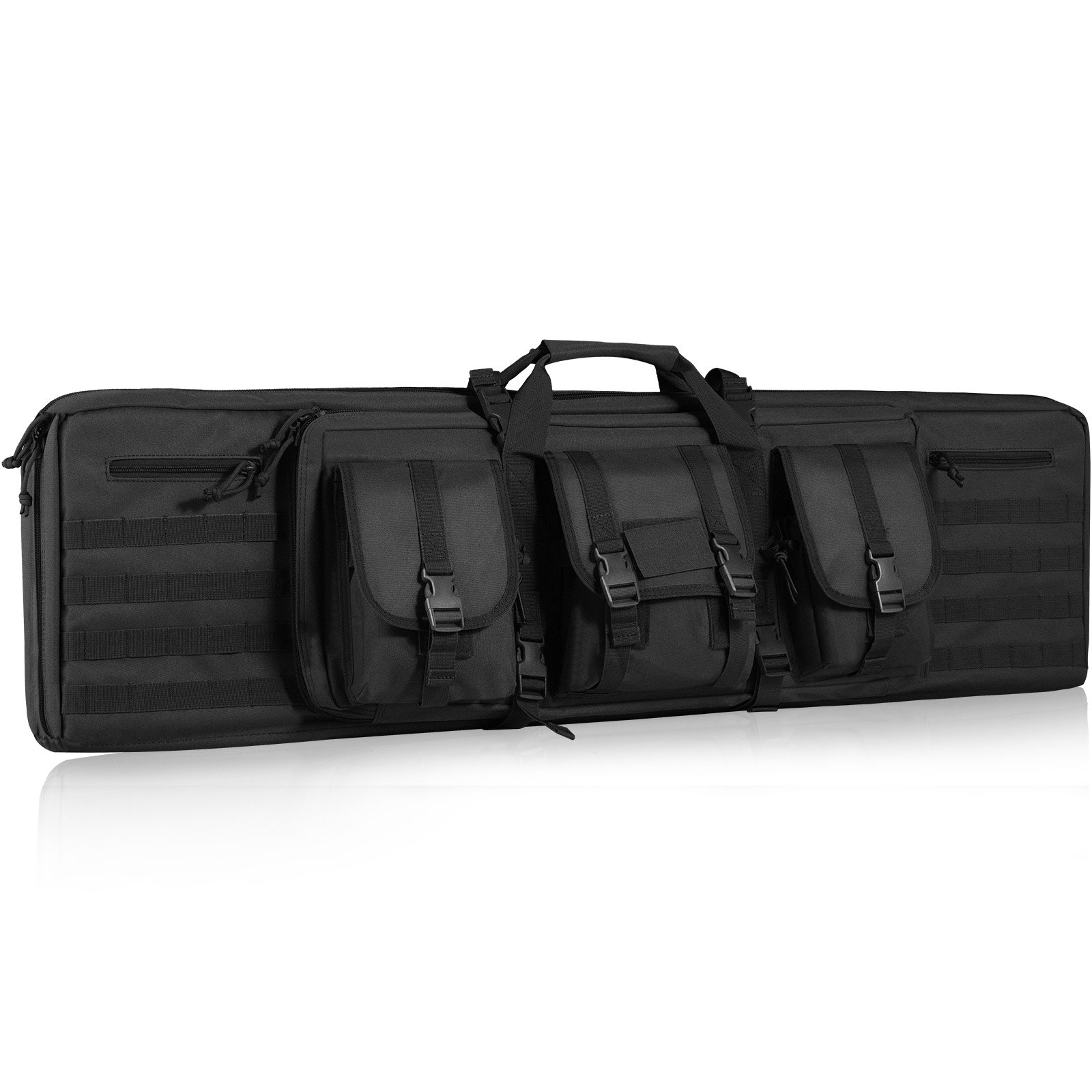 V952-BYBQD42YCHS2PKJDWV0-202507141526-00 VEVOR Rifle Bag 42 inch Tactical Double Long Gun Bag for 2 Rifles & 2 Pistols - Image 1
