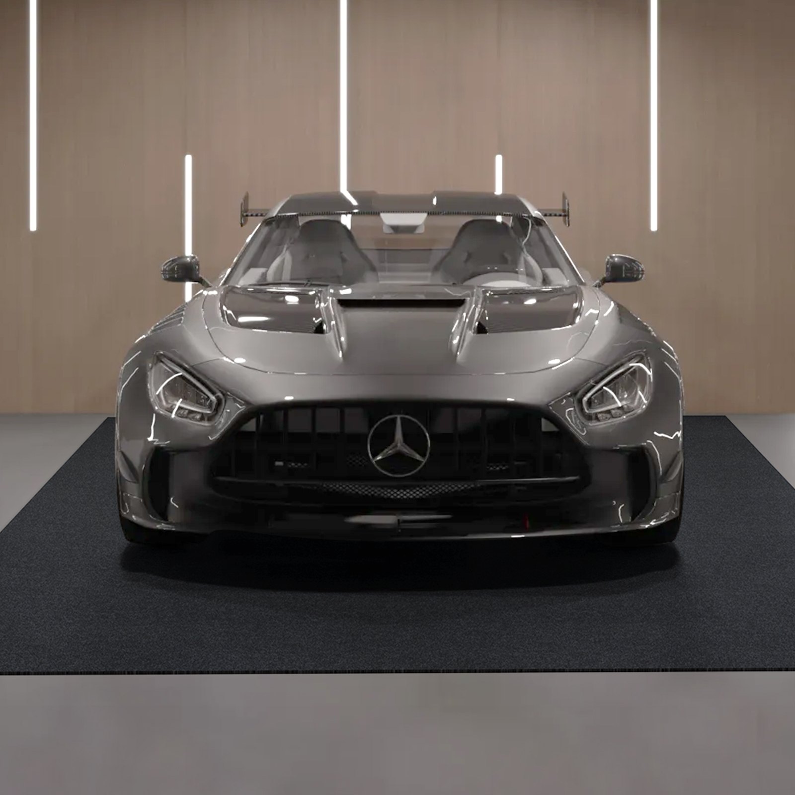 V952-CKDT7520HHS06CFJFV0-202508011626-00 VEVOR Garage Floor Mat, 2.28 x 6.1 M Waterproof Protection from Water,Snow, Rain,Mud and Oil for Cars, Non-slip Heavy Duty Containment Mat with TPE Anti-Leak Backing & Easy to Clean & Cuttable - Image 1