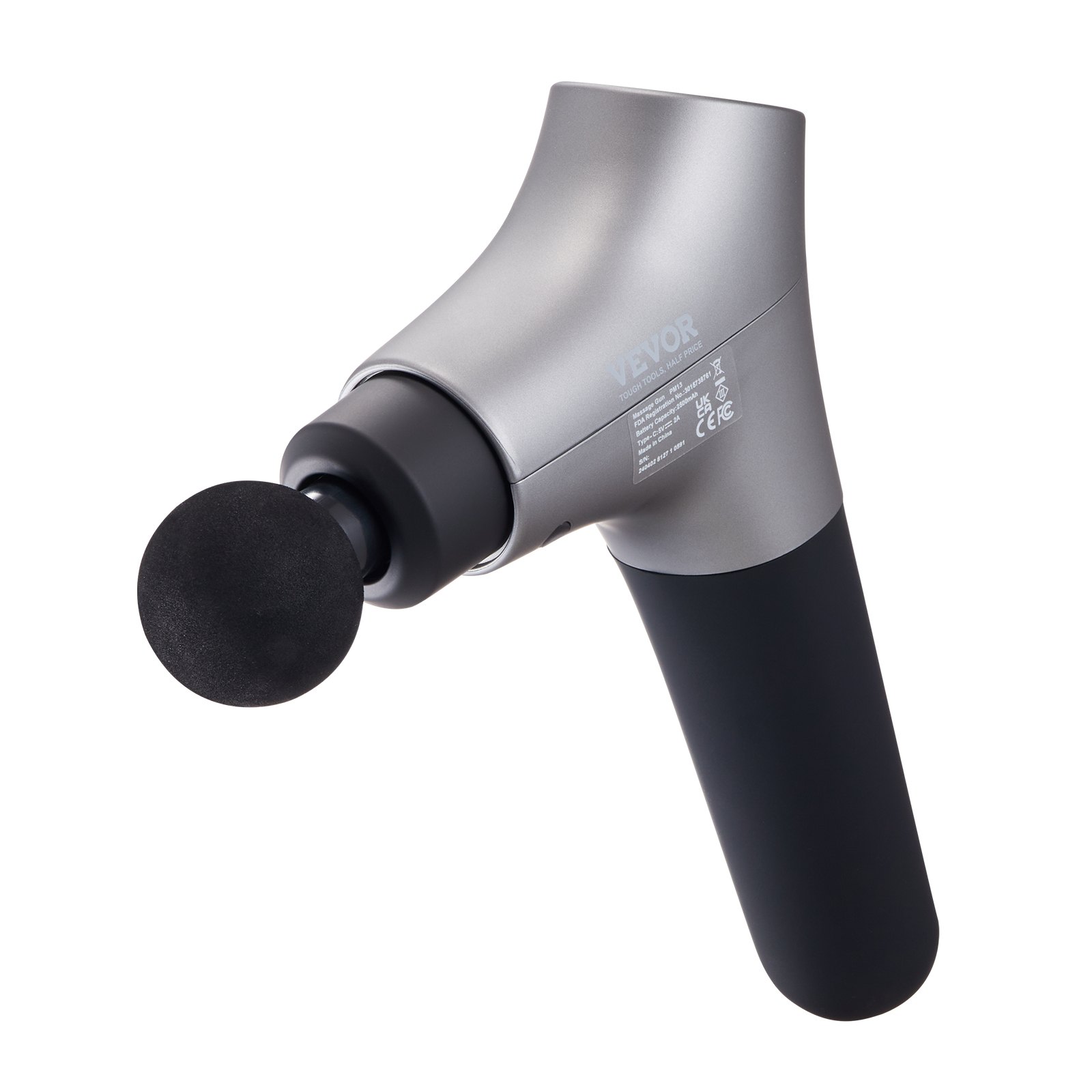 V952-JMQ3200RPMXX3S7QDV9-202508012326-00 VEVOR Massage Gun Deep Tissue, Percussion Muscle Massager for Athletes - with 6 Speed Levels & 4 Massage Heads, 12V 2500mAh Batteries, Handheld Electric Massage Gun for Pain Relief, Muscle Relaxation - Image 1