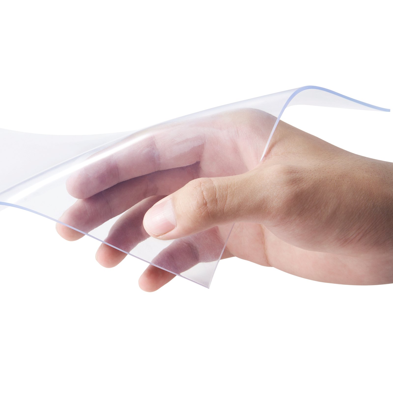 V952-JZPVC82X81PCS5GM8V0-202507141616-00 VEVOR Strip Curtain, 2500 cm L x 20 cm W x 2 mm Thickness, Clear PVC Smooth Curtain Strip Door Bulk Roll, Plastic Door Strips for Doorways of Supermarket, Garage, Warehouse, Barn, Pet Animal House - Image 1