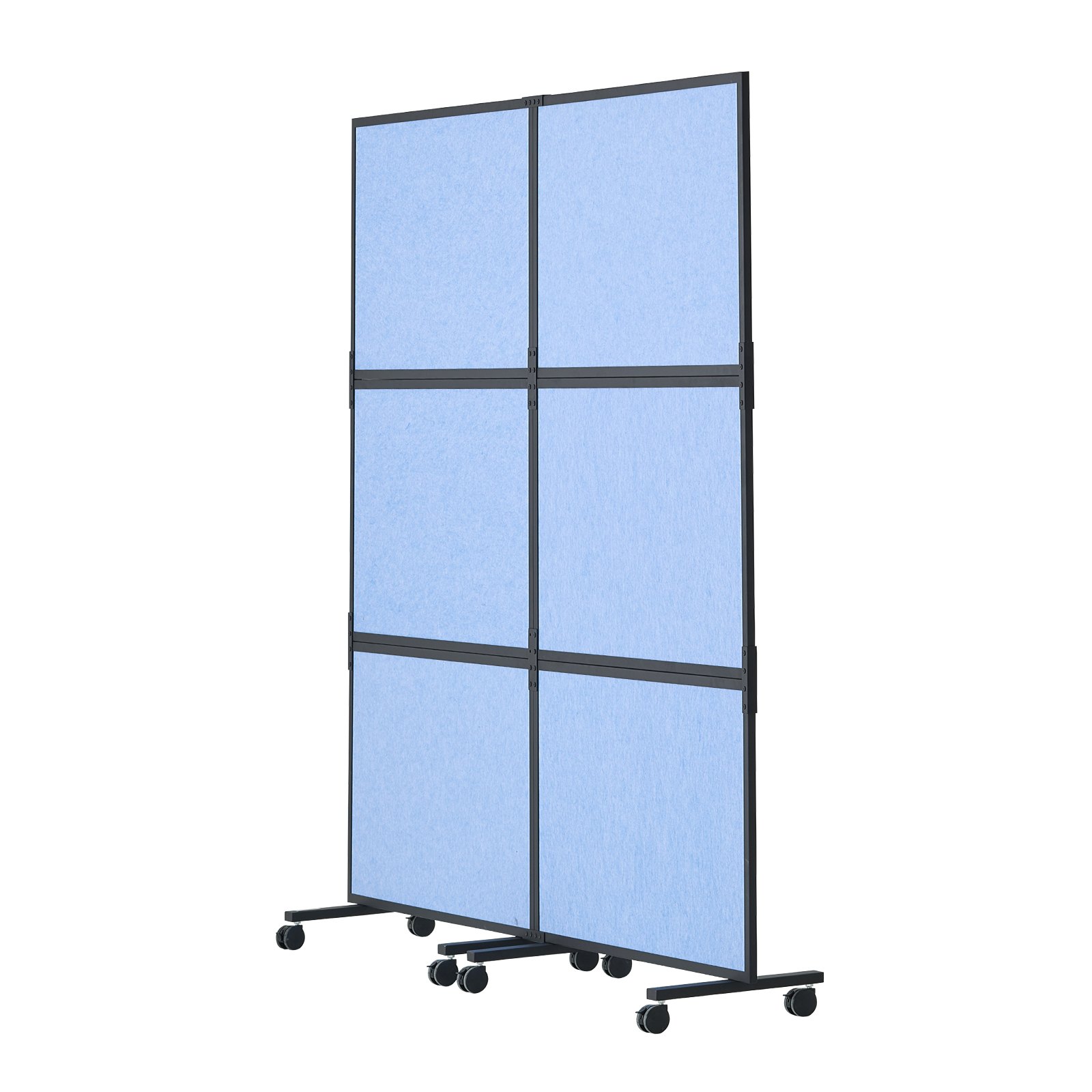 V952-LDSGYPF7266IDIWPSV0-202508011511-00 VEVOR Acoustic Room Divider Partition Panel Privacy Screen 2 Pack Indigo Blue - Image 1