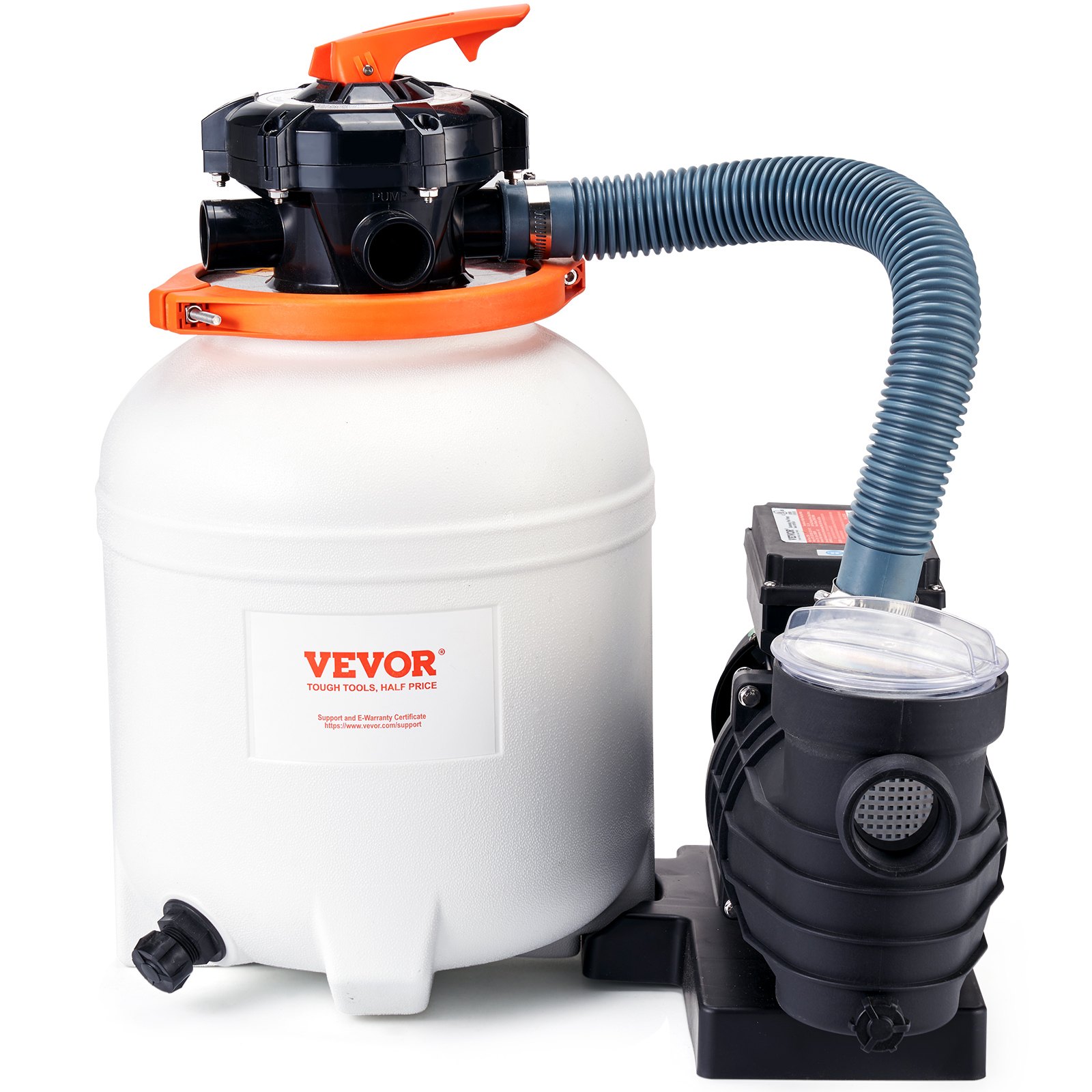 V952-MGYCSLBYCTFDG4UYPV3-202508011725-00 VEVOR Sand Filter Above Ground with 285W Pool Pump 10,000 L/H Flow 6-Way Valve - Image 1