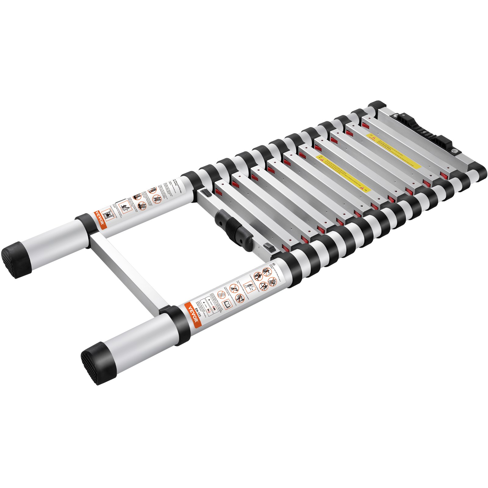 V952-SSLTN125170KGIL80V0-202507141245-00 VEVOR Telescoping Ladder Aluminum Extension Step 12.5 ft Multi-purpose Portable - Image 1