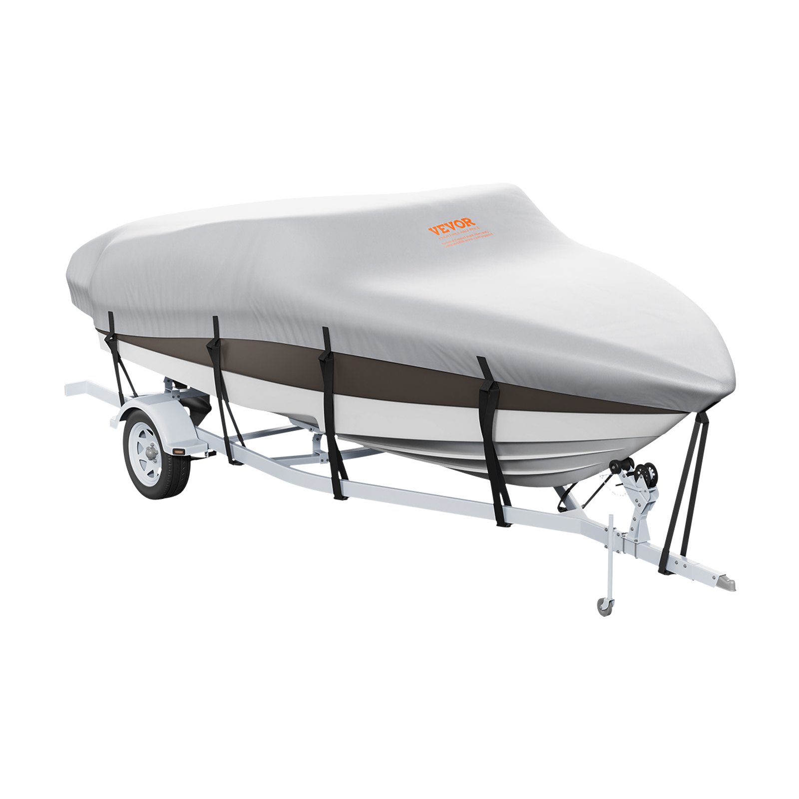 V952-TYCZ600D2324S51Q4V0-202507141533-00 VEVOR Boat Cover 600D Waterproof 23-24 ft Boat Cover V-Hull Tri-Hull Runabout - Image 1