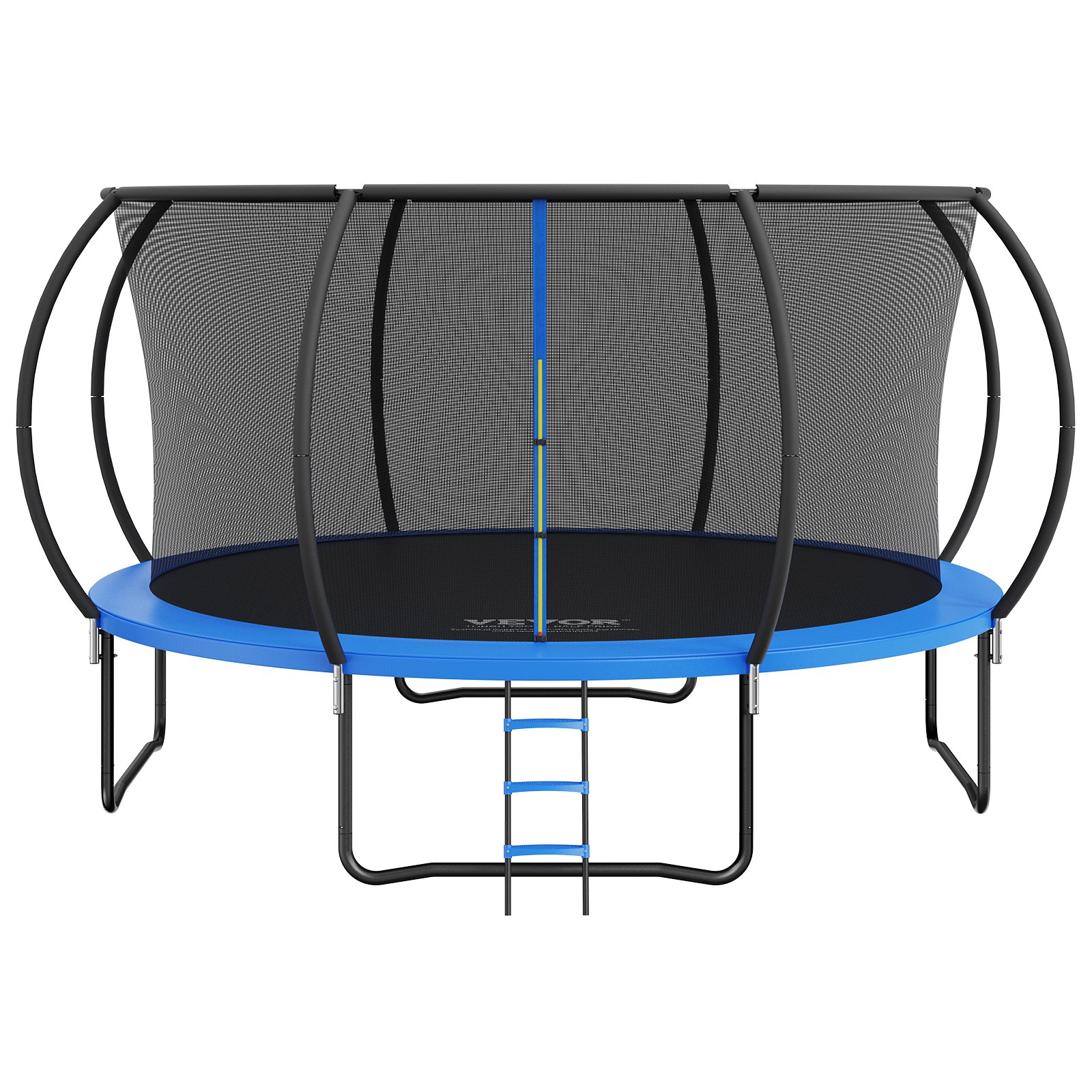 V952-YXBC14YCHWYXD8MMPV0-202507141631-00 VEVOR 14FT Trampoline, 450 lbs Trampoline with Enclosure Net, Ladder, and Curved Pole, Heavy Duty Trampoline with Jumping Mat and Spring Cover Padding, Outdoor Recreational Trampolines for Kids Adults - Image 1