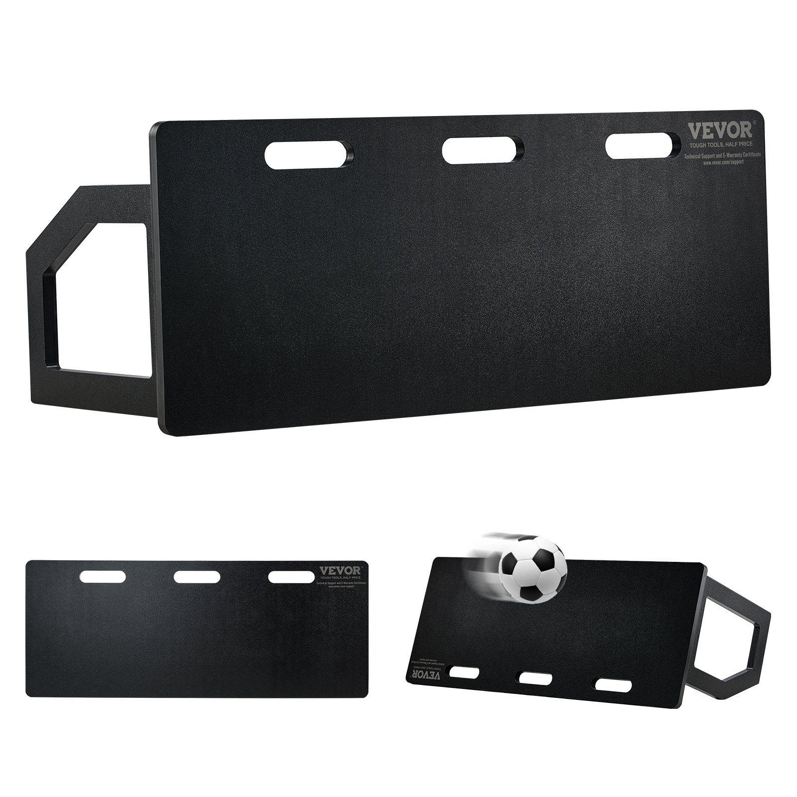 V952-ZQHDBHDPE401ECPEMV0-202508011711-00 VEVOR Soccer Rebounder Board, 100x40 cm Portable Soccer Wall with 2 Angles Rebound, Foldable HDPE Kickback Rebound Board, Soccer Training Equipment for Kids and Adults, Passing & Shooting Practice - Image 1