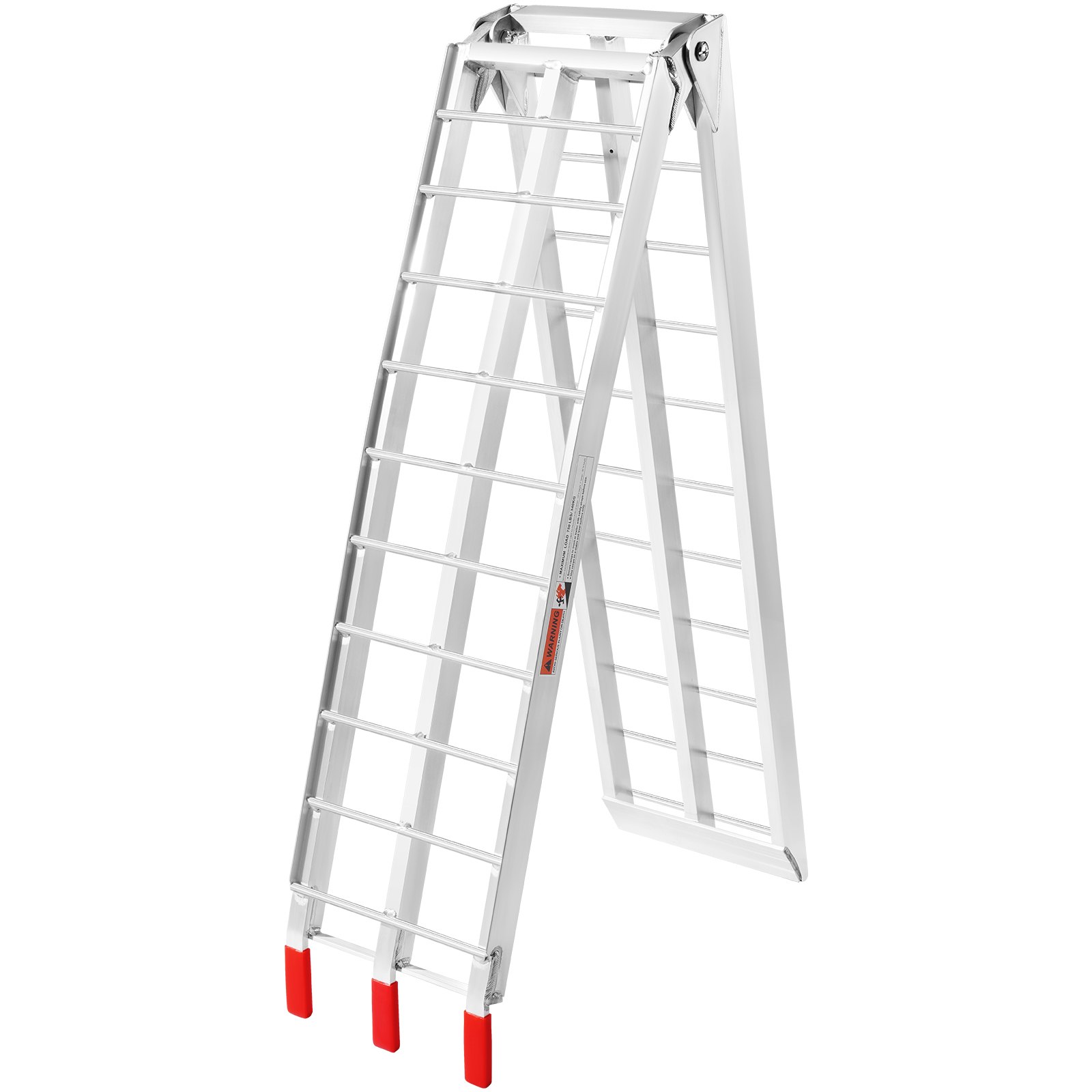 V952-ZZGXPDBLZ7501SFCXV0-202507141353-00 VEVOR Aluminum Ramp 750 LBS Foldable Loading Ramps for Pickup Trucks Bed 1 Piece - Image 1