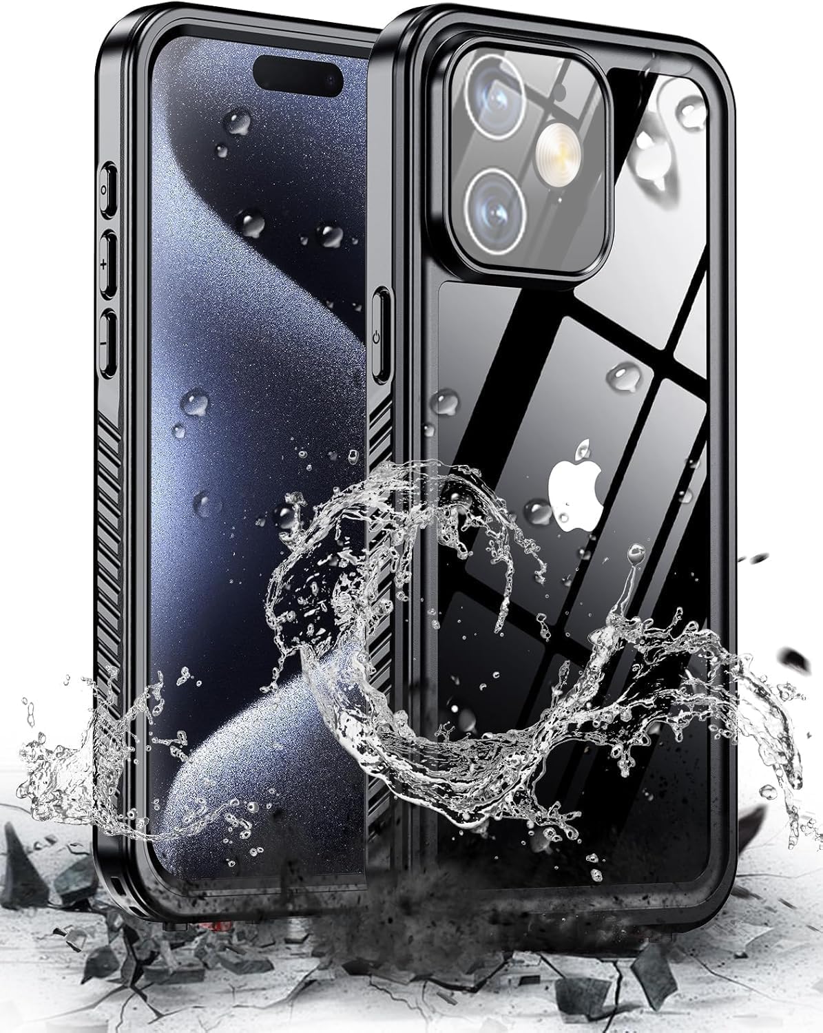 V957-AM0054K-202508201052-00 iPhone 12 Mini Waterproof Shockproof Case - Image 1