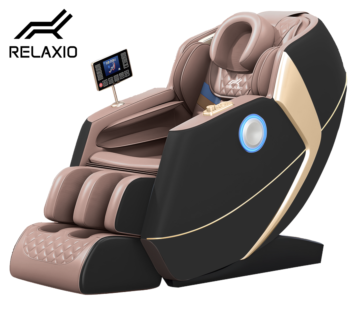 V957-SDHISN3562S-2-202508201310-06 Recliner Full Body Zero Gravity Massage Chair - Black - Image 1