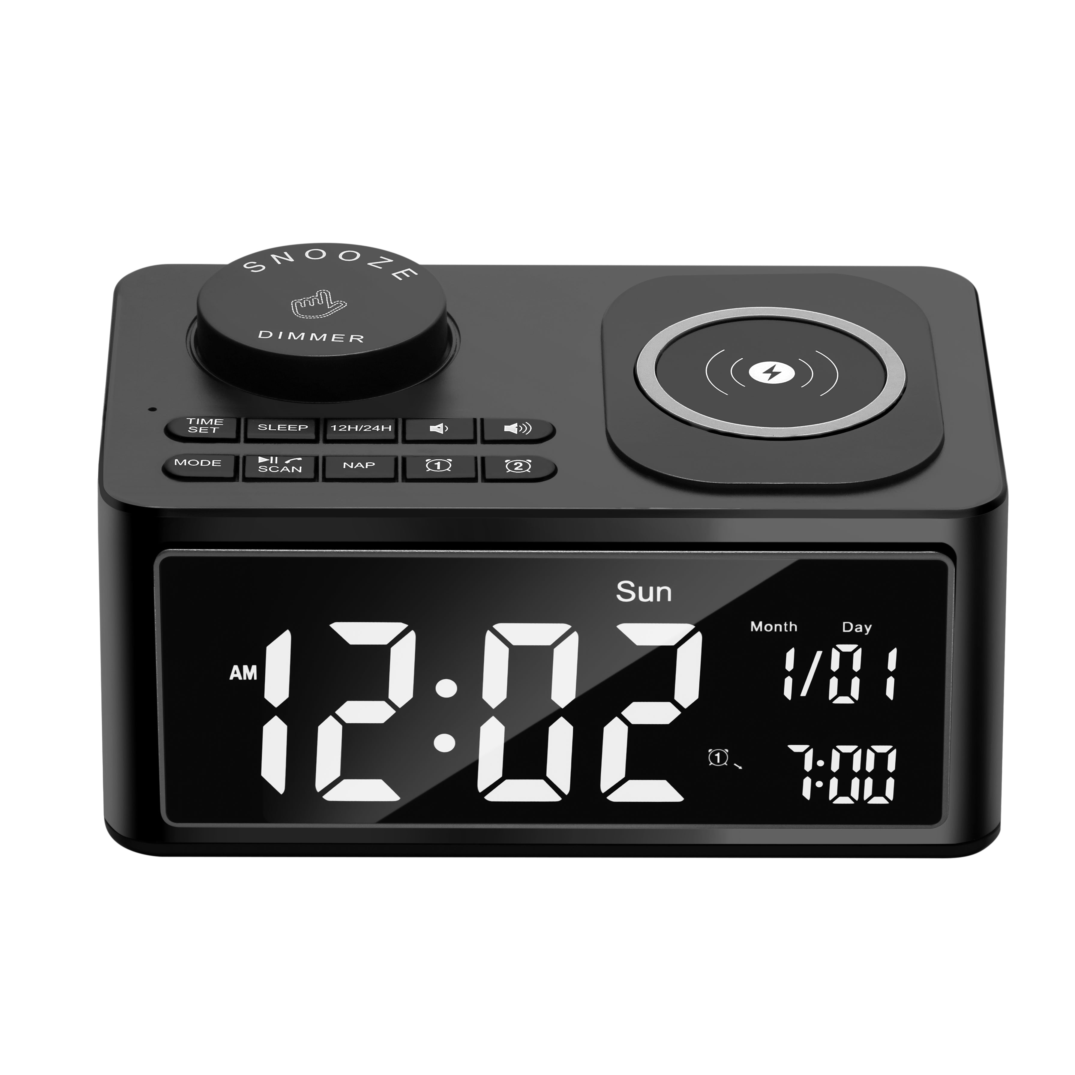 V959-DDSN0003-202507050320-00 Bluetooth Wireless Charge Clock Radio - Image 1