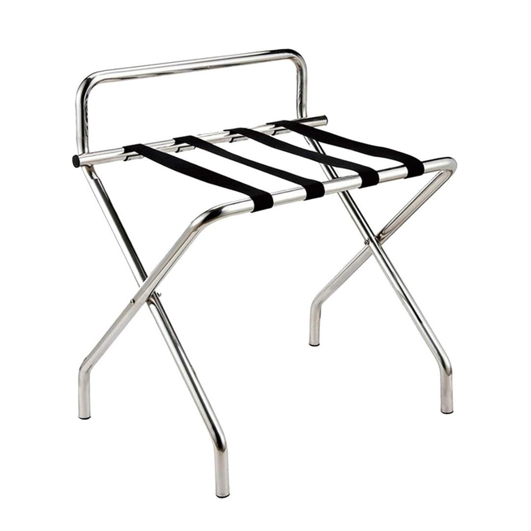 V959-DLRK0004-202507050205-00 Stainless Steel Luggage Rack With Back Support - Image 1