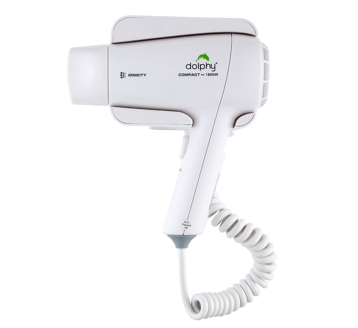 V959-DPHD0017-202507050310-00 Plaza Wall Mount Hair Dryer 1800W - White - Image 1