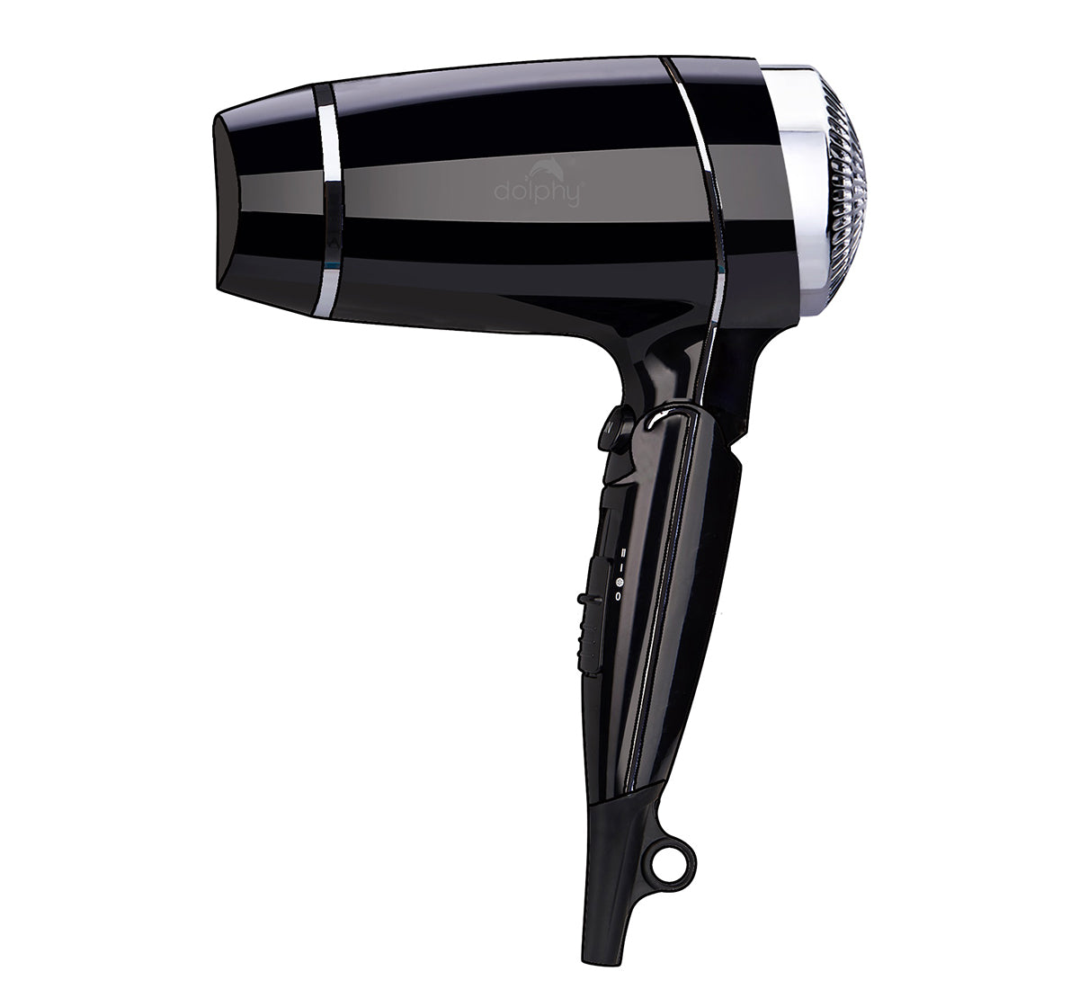 V959-DPHD0021-202507050210-00 Foldable Hair Dryer 1875W - Black - Image 1