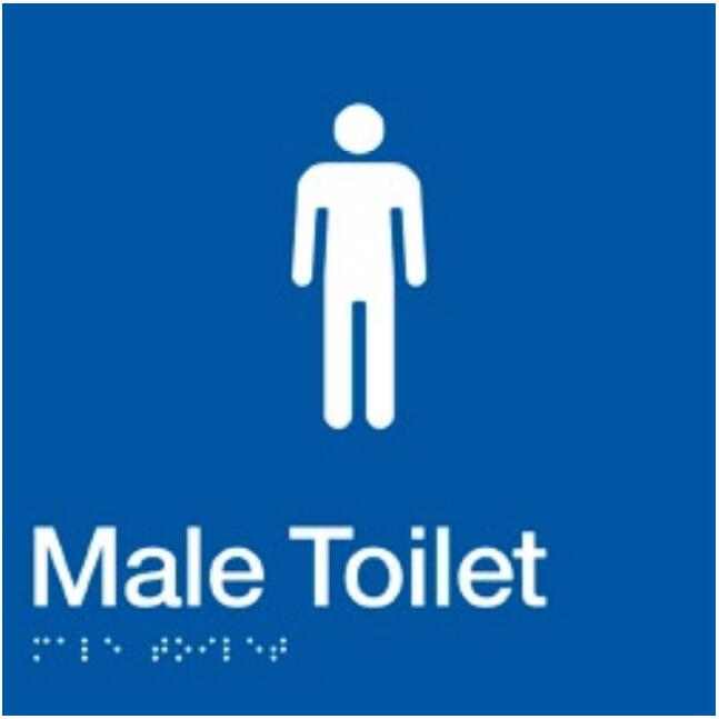 V959-DTBS0001-202507050325-00 Male Toilet Braille Sign Blue / White - Image 1